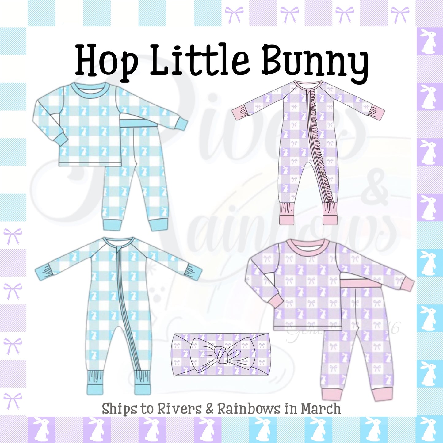 Bunny 2 Piece set / Bow