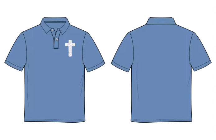 Polo French Knot Cross