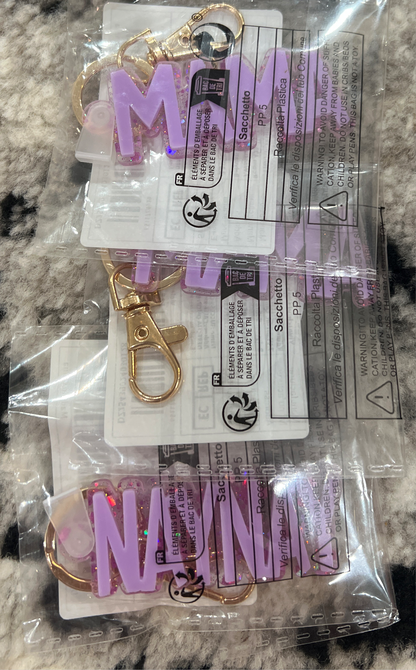 Purple Keychain