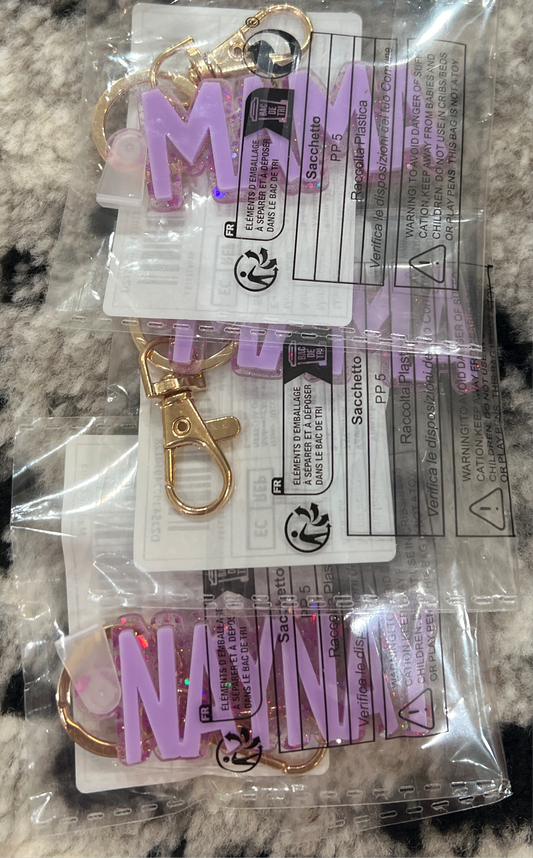 Purple Keychain