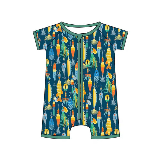 Tackle Time (Green) Bamboo Shortie