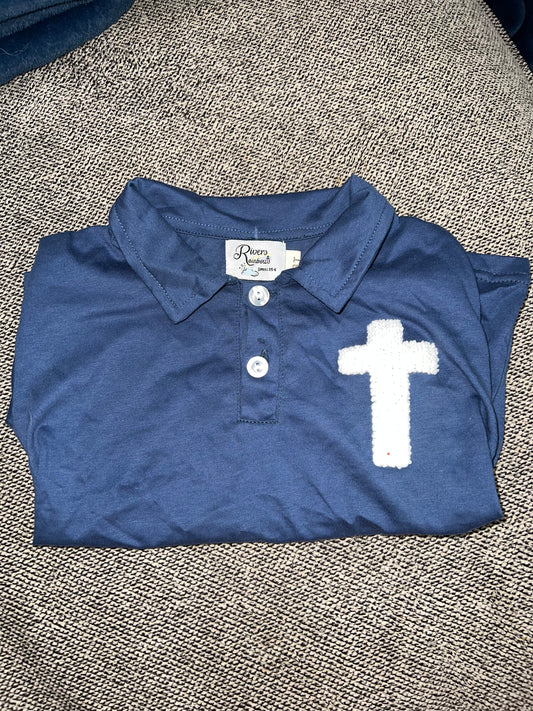 Polo French Knot Cross